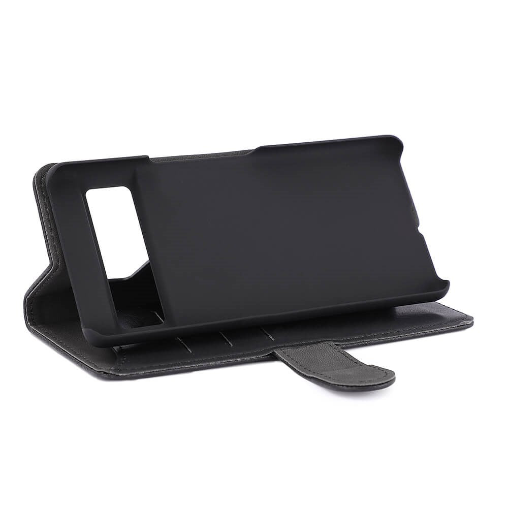 GEAR Google Pixel 7 Wallet - Læder Flip Cover m. Pung til 3 Kort - Sort