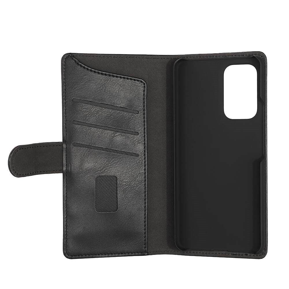 Samsung Galaxy A53 (5G) Gear Wallet Cover - Læder Flip Cover m. Pung - Sort