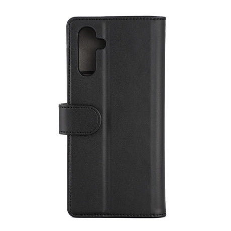 Samsung Galaxy A13 (4G) Gear Wallet Cover - Læder Flip Cover m. Pung - Sort