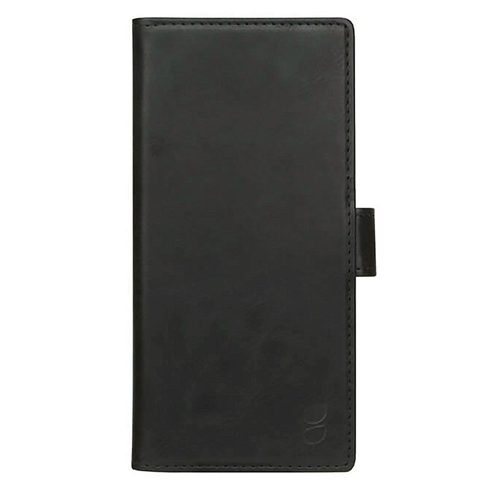 Samsung Galaxy S22 Ultra Gear Wallet Cover - Læder Flip Cover m. Pung - Sort