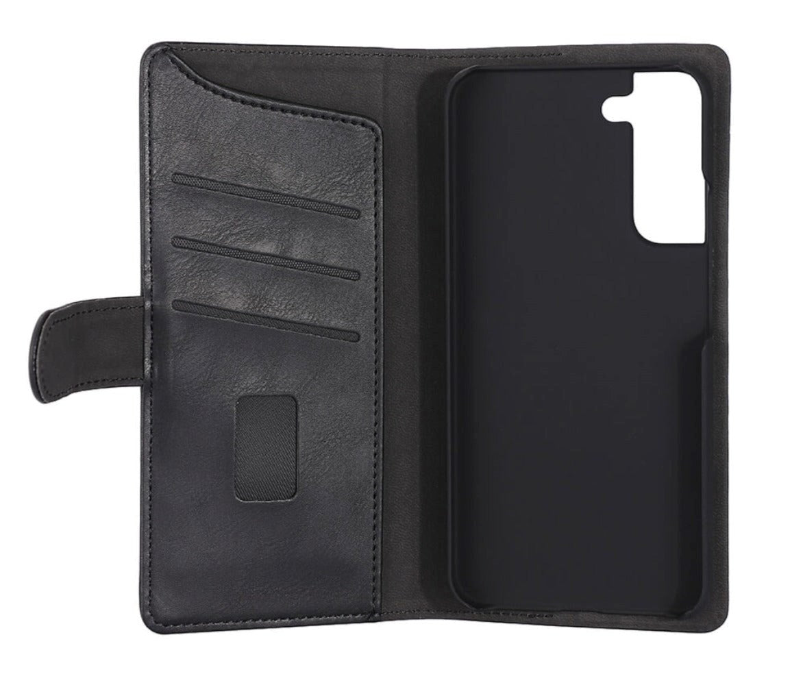 Samsung Galaxy S22+ (Plus) Gear Wallet Cover - Læder Flip Cover m. Pung - Sort