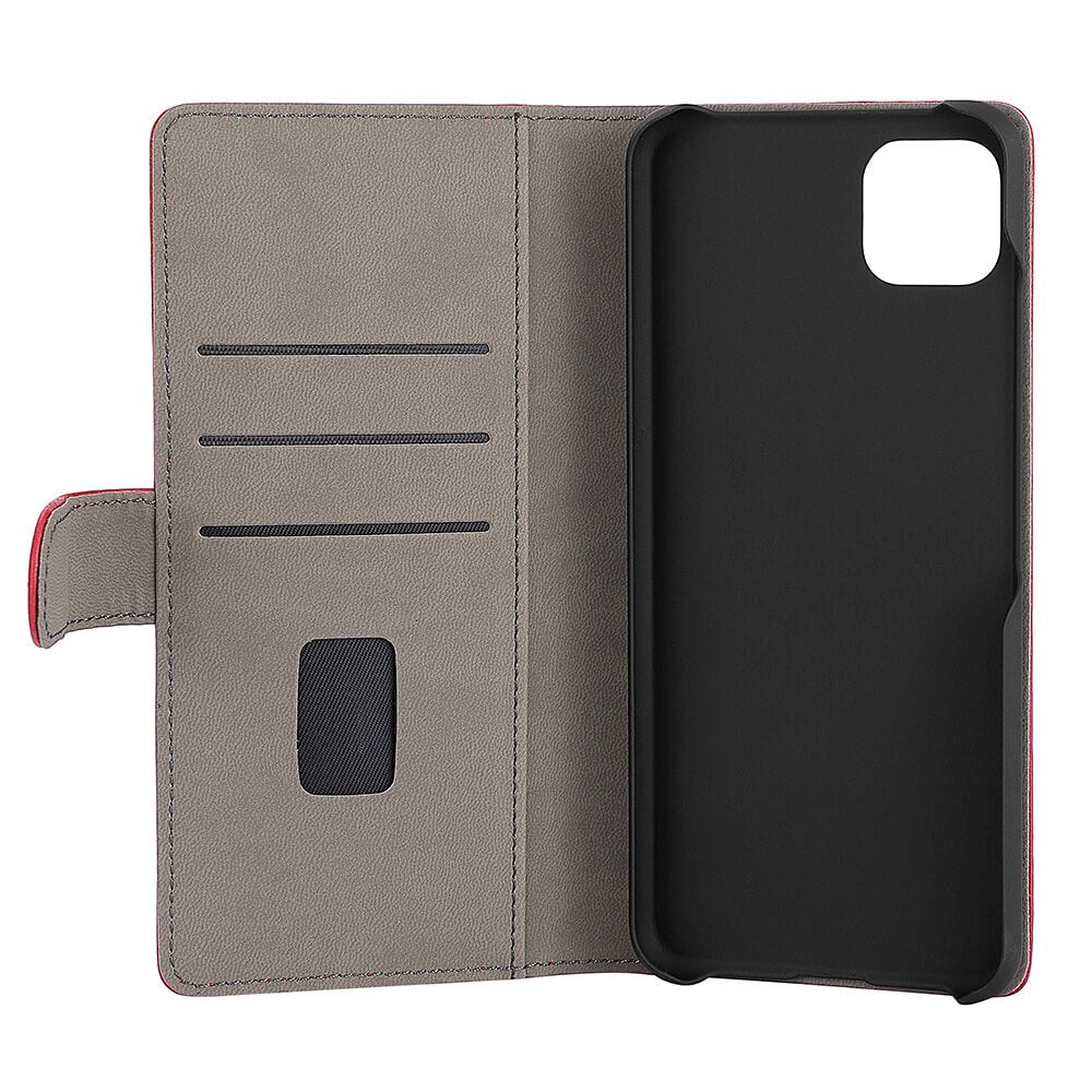 Samsung Galaxy A22 (5G) GEAR Leather Wallet Cover - Rød