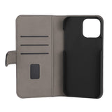 iPhone 13 Pro Max Gear Wallet - Læder Flip Cover m. Pung - Sort