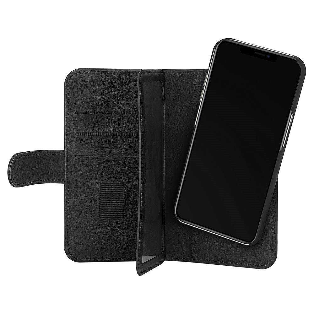 Gear Wallet iPhone 13 Pro 2in1 Flip Cover m. 7 Kortlommer og Magnet - Sort
