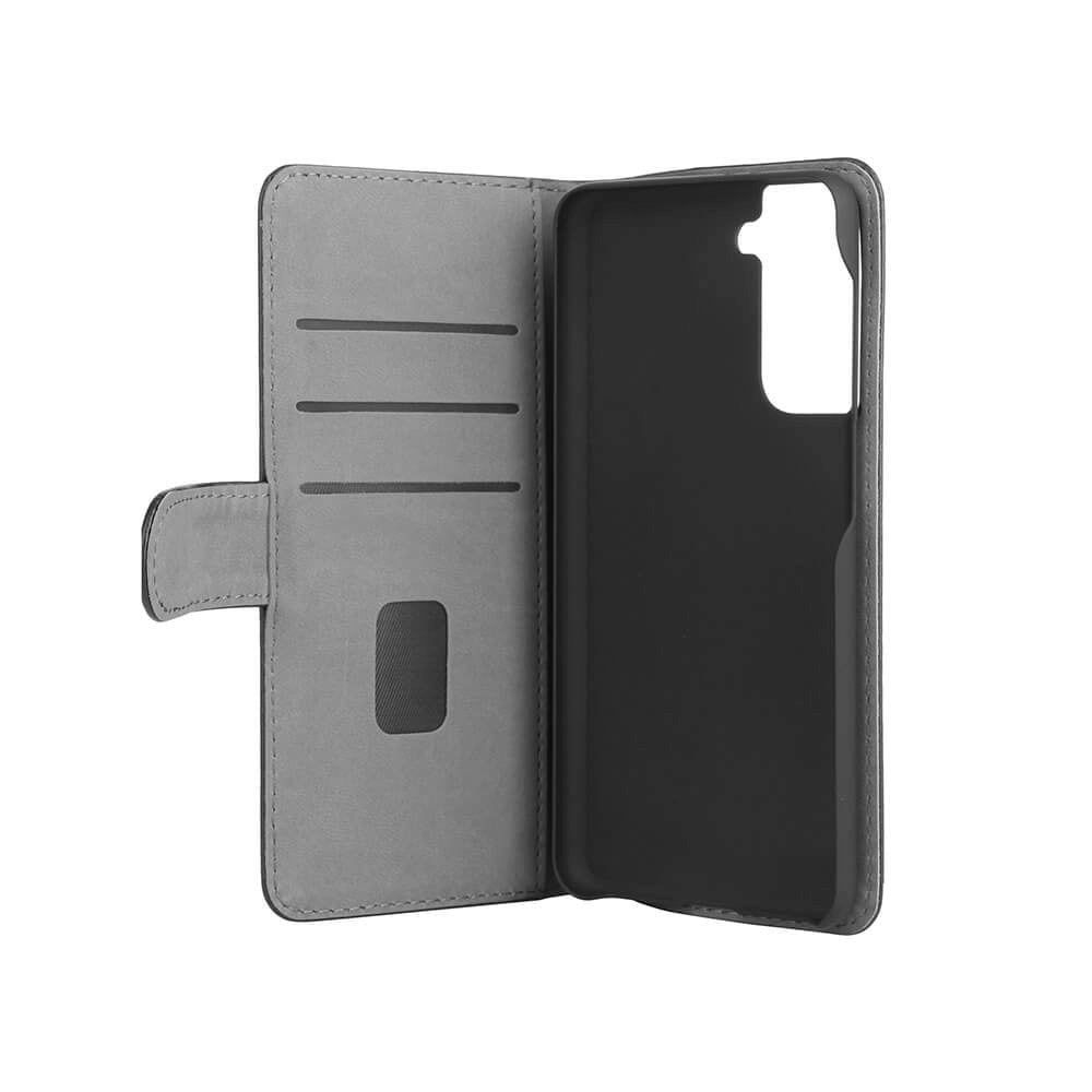 Gear Samsung Galaxy S21 Wallet - Læder Cover m. Pung - Sort