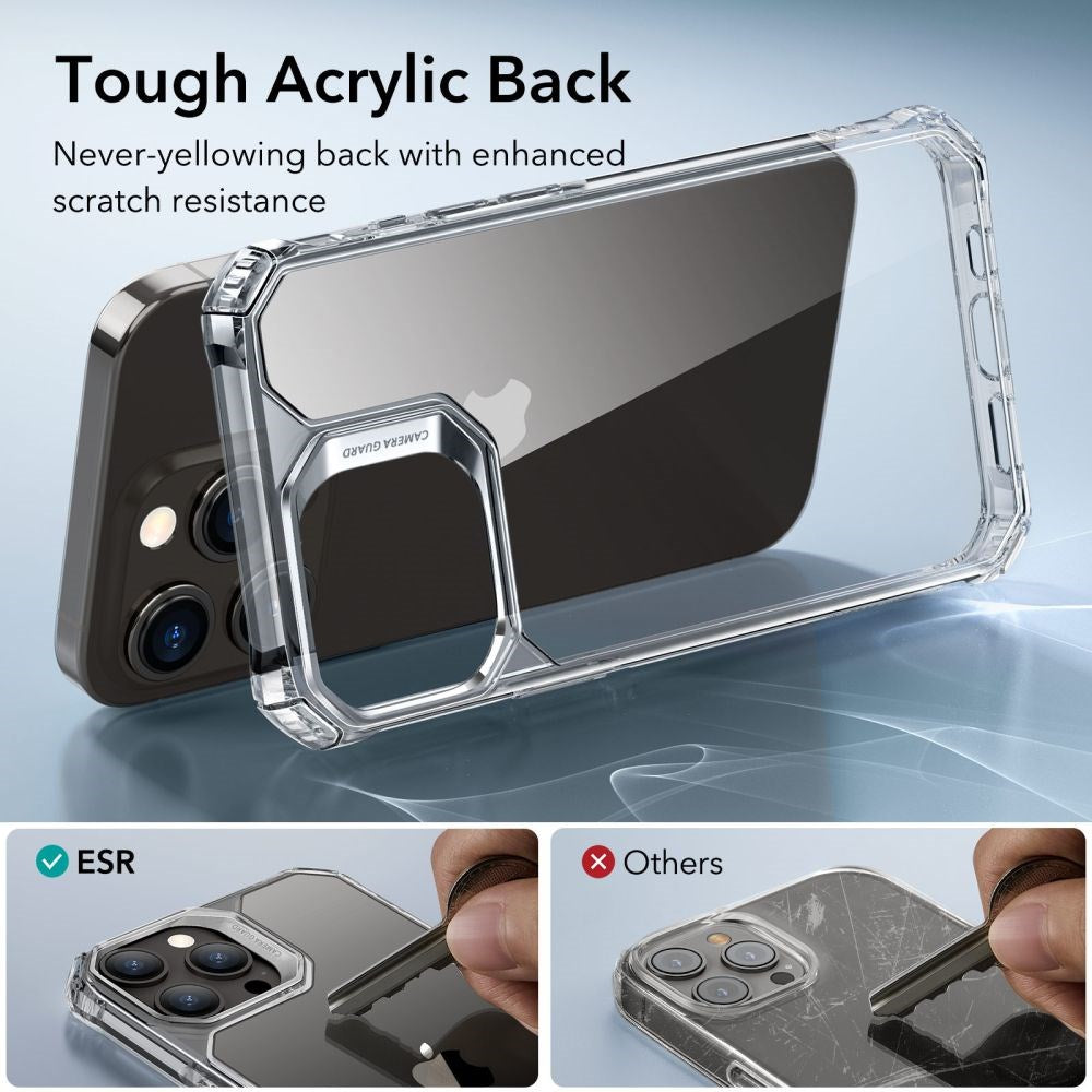 ESR iPhone 15 Pro Bagside Cover Air Armor Clear Hard Case - Gennemsigtig