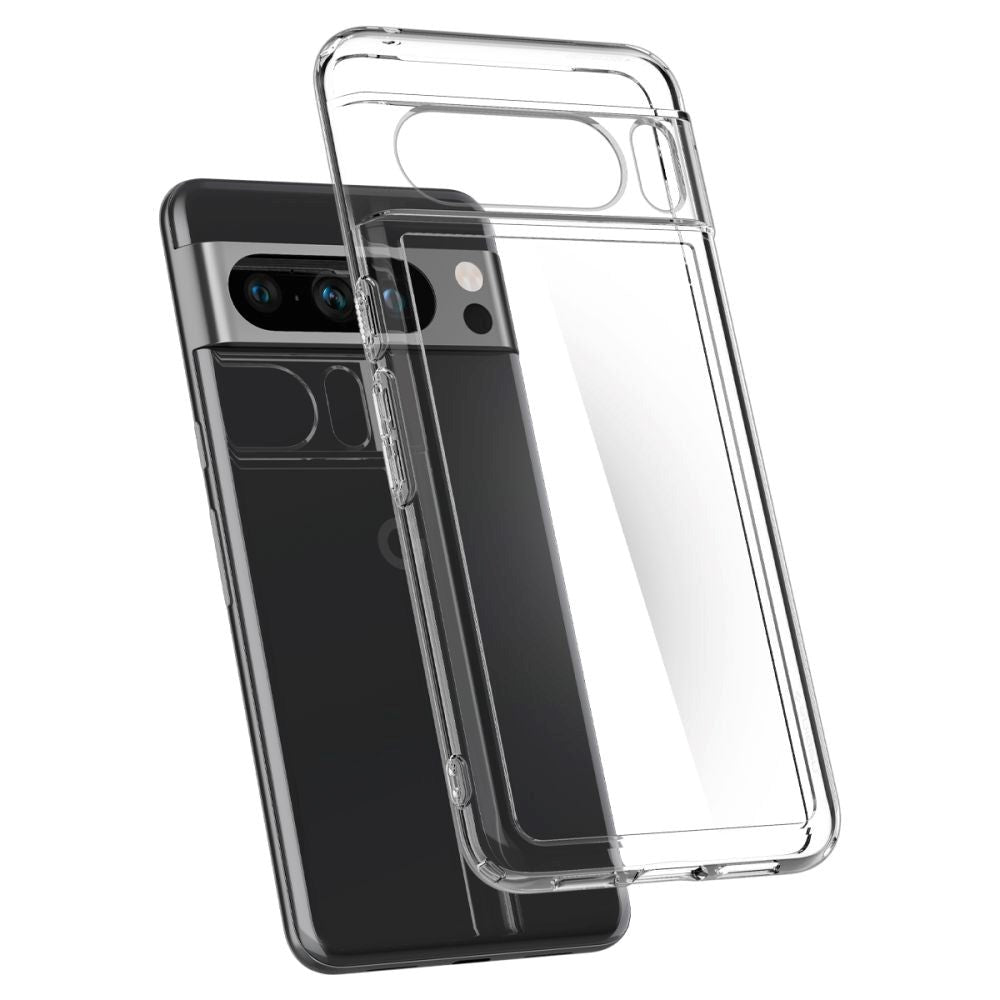 Spigen Google Pixel 8 Pro Ultra Hybrid Case - Gennemsigtig