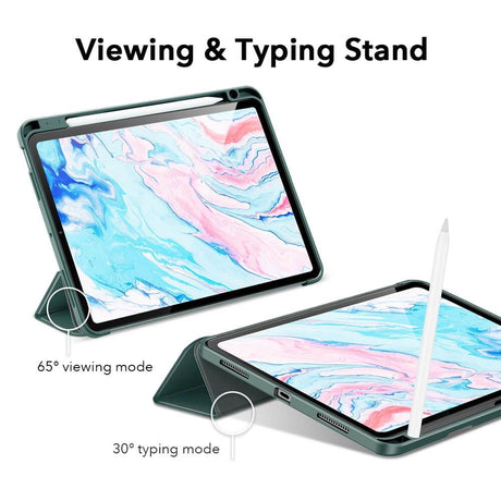 ESR iPad Air (2022 / 2020) / Air 11" (2024) Rebound Case Med Apple Pencil Holder - Sort