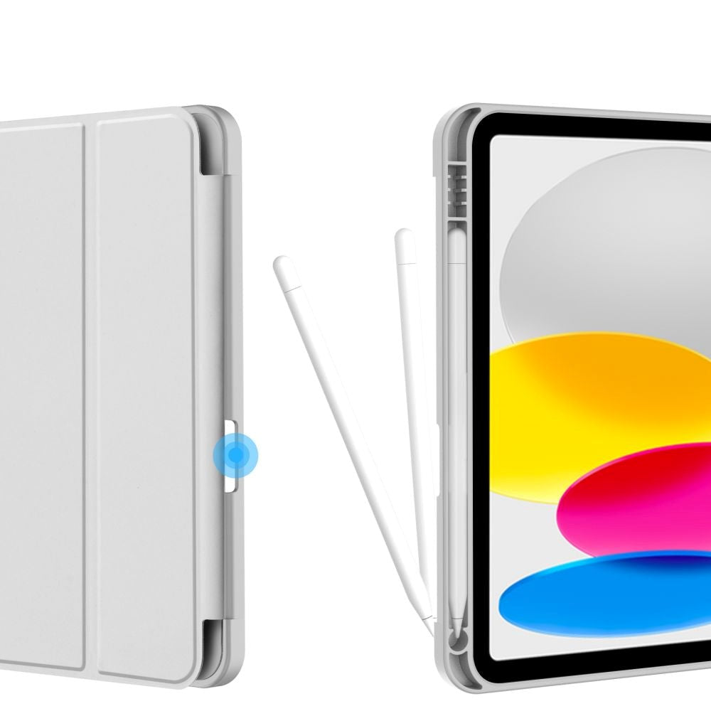 Tech-Protect iPad 11" (2025) / iPad 10.9" (2024/2022) SC Flip Cover m. Apple Pencil Holder - Grå