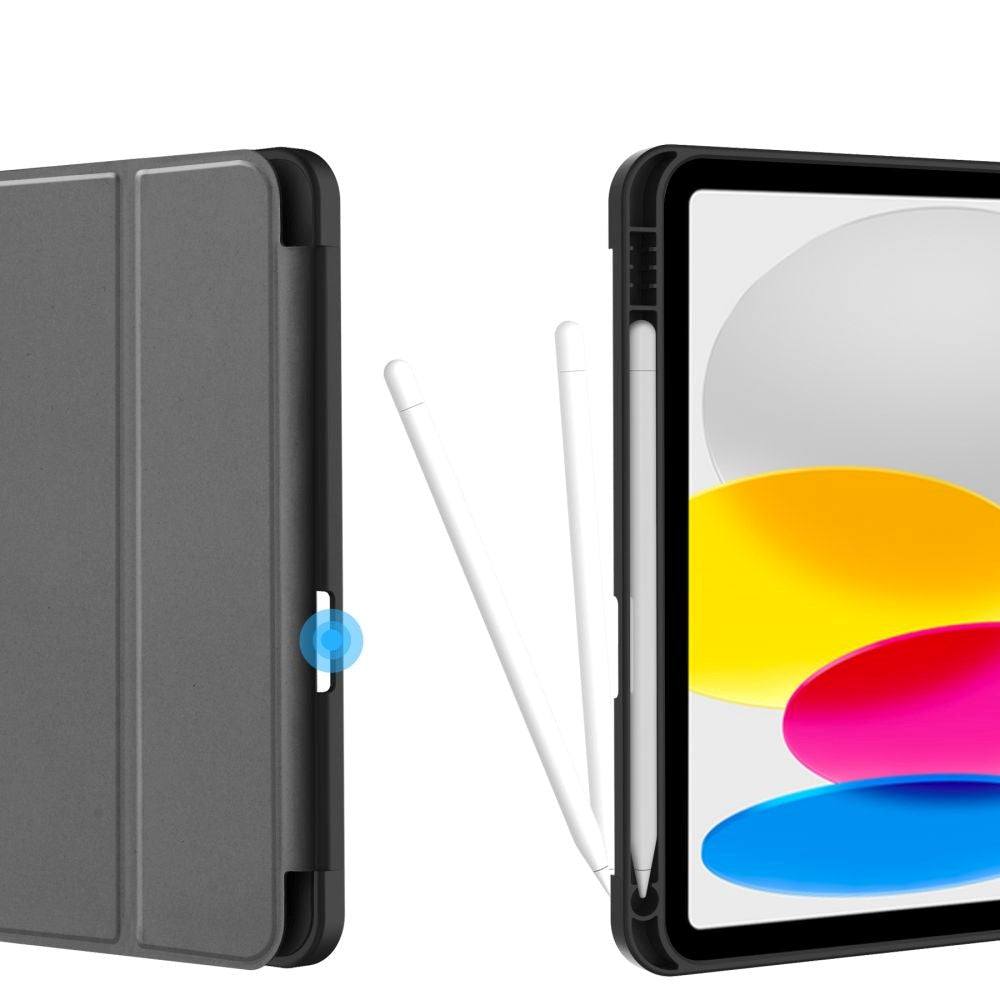 Tech-Protect iPad 11" (2025) / iPad 10.9" (2024/2022) SC Flip Cover m. Apple Pencil Holder - Sort