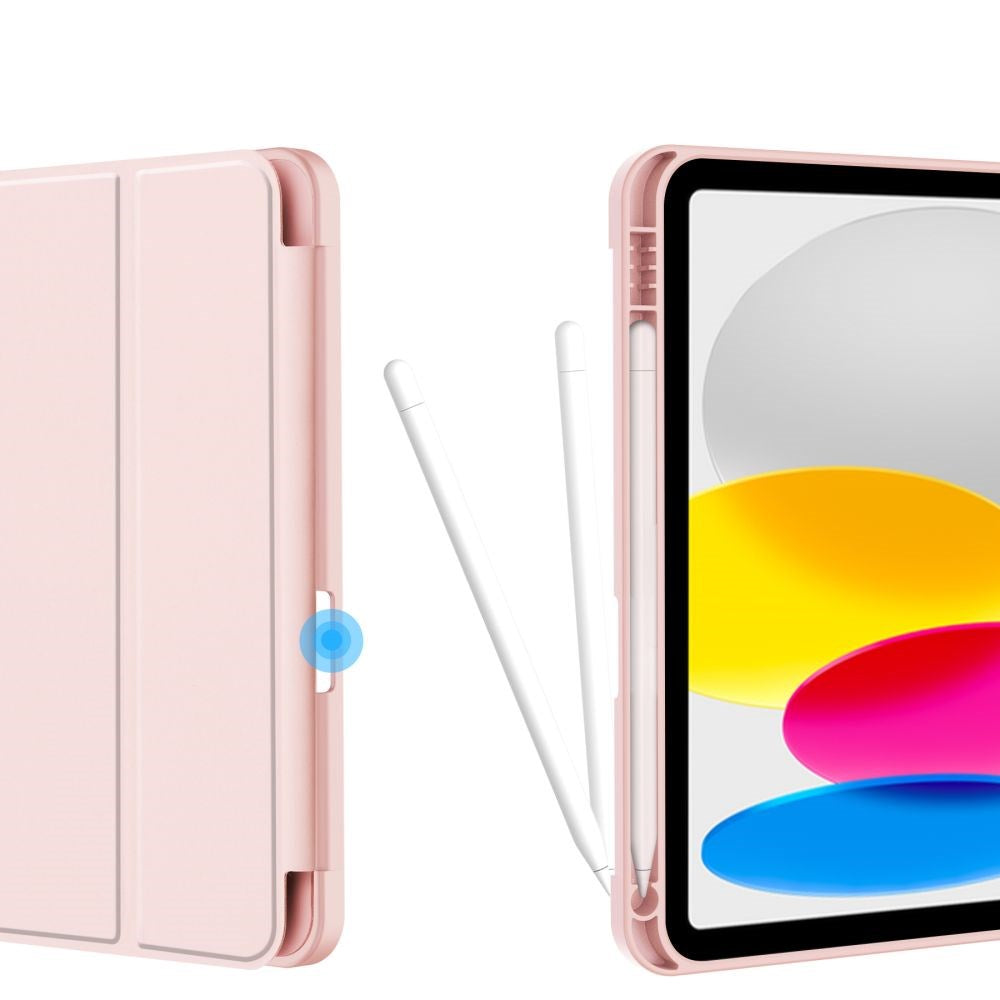 Tech-Protect iPad 11" (2025) / iPad 10.9" (2024/2022) SC Flip Cover m. Apple Pencil Holder - Lyserød