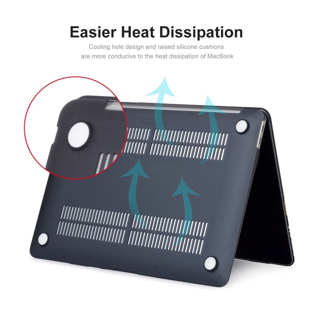 MacBook Pro 16" M1 / M2 / M3 / M4 (2021 / 2024) Plastik Bærbar Cover - Grå