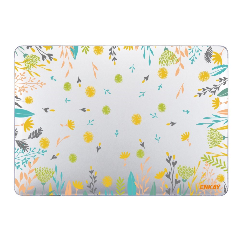 Macbook Air 13 M1 (2020) / Air 13 (2018-2020) ENKAY Hårdt Plastik Laptop Cover m. Motiv - Blomster