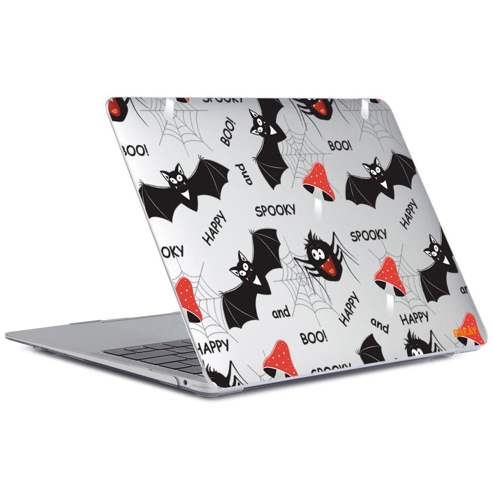 MacBook Pro 14 M5/M4/M3/M2/M1 (2025-2021) ENKAY Protective Hard Plastik Case m. Print - Flagermus