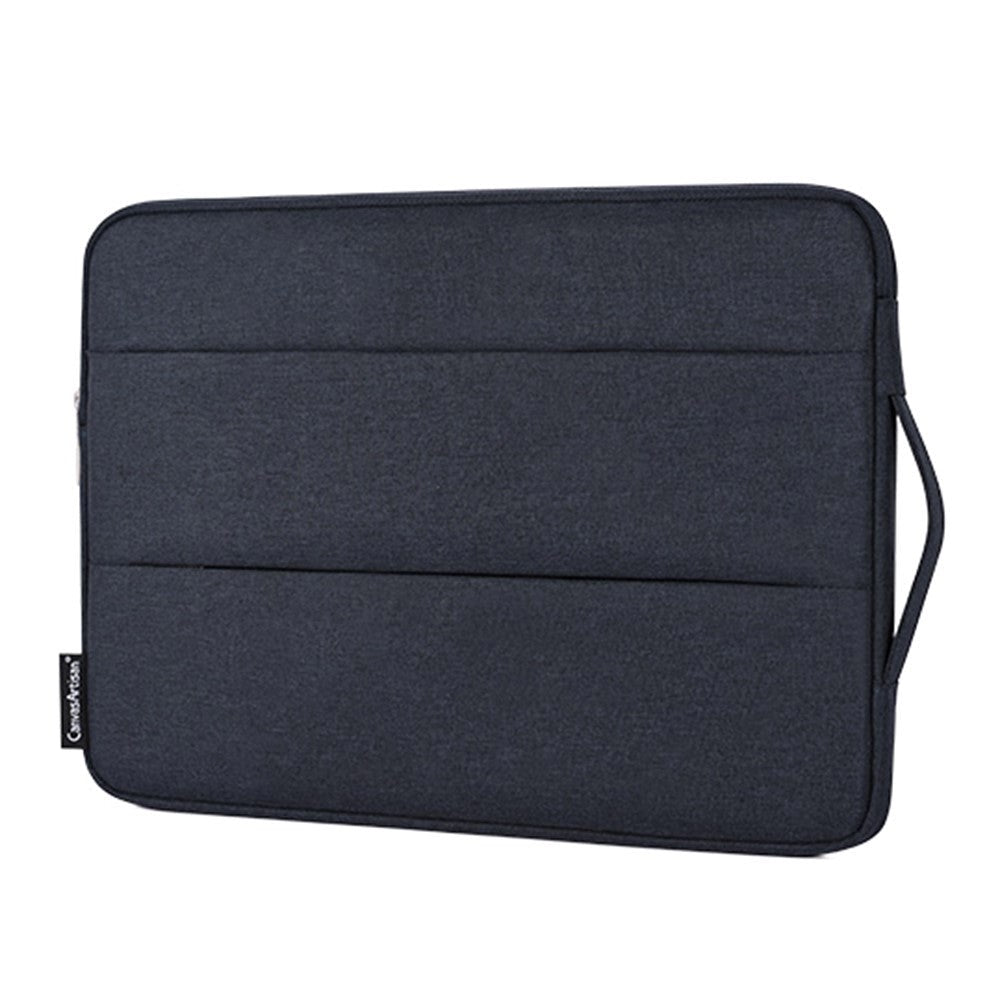 CanvasArtisan Tekstil Sleeve m. Håndtag Til Laptop 15" - (39 x 28 x 2 cm) - Sort