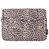 CanvasArtisan Stof Sleeve m. Leopard Motiv Til Bærbar PC / Macbook 15" - (39 x 28 x 2 cm) - Gul Leopard