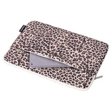 CanvasArtisan Stof Sleeve m. Leopard Motiv Til Bærbar PC / Macbook 15" - (39 x 28 x 2 cm) - Gul Leopard