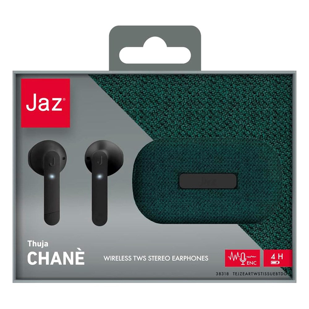 Jaz Chané True Wireless In-Ear Høretelefoner - Grøn Stof