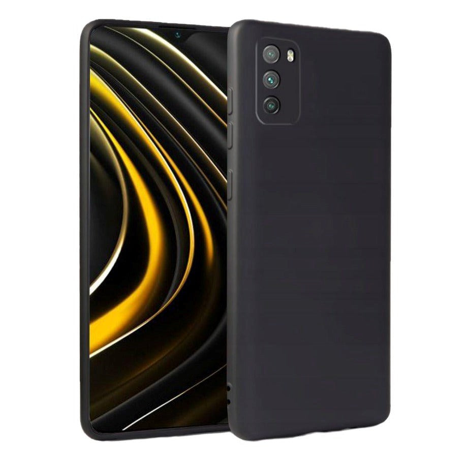 Xiaomi Poco M3 Tech-Protect Icon Silikone Bagside Case - Sort