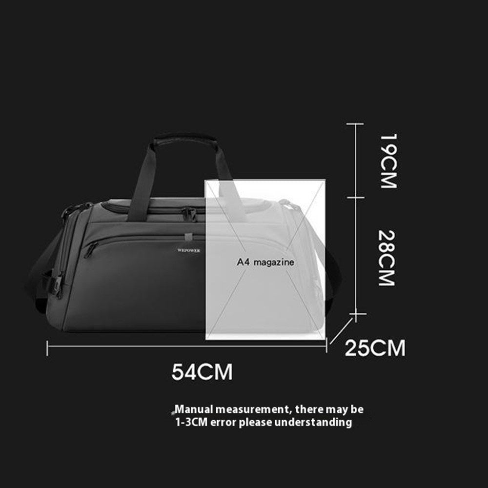 WEPOWER Sportsrygsæk – Praktisk Gymtaske med Stor Plads til Rejse og Arbejde - Beige