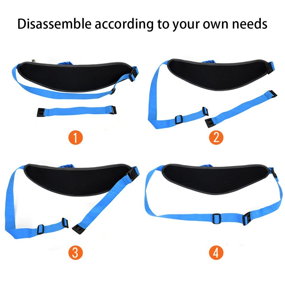 Løbebælte m. Lomme til Vandflaske - Vandtæt - Grøn