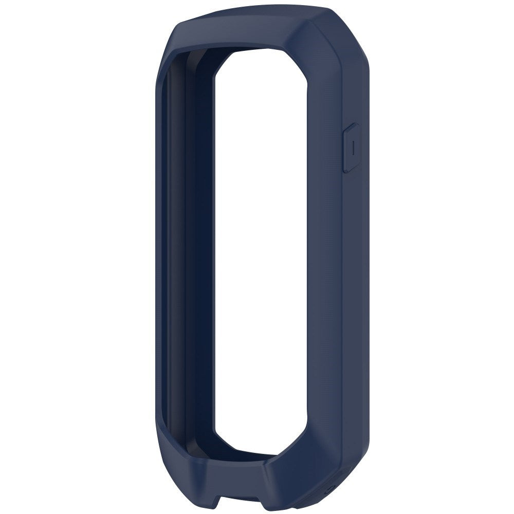 EIDERWOOD Garmin Edge 1050 Blødt Silikone Cykel Computer Cover - Mørkeblå