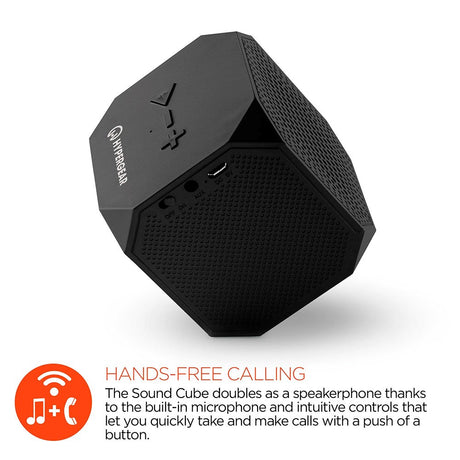 Hypergear Sound Cube Bluetooth Trådløs Højtaler - Sort