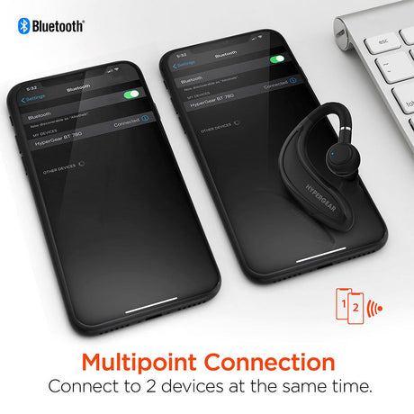 Hypergear BT780 - Bluetooth Headset Håndfri - Sort