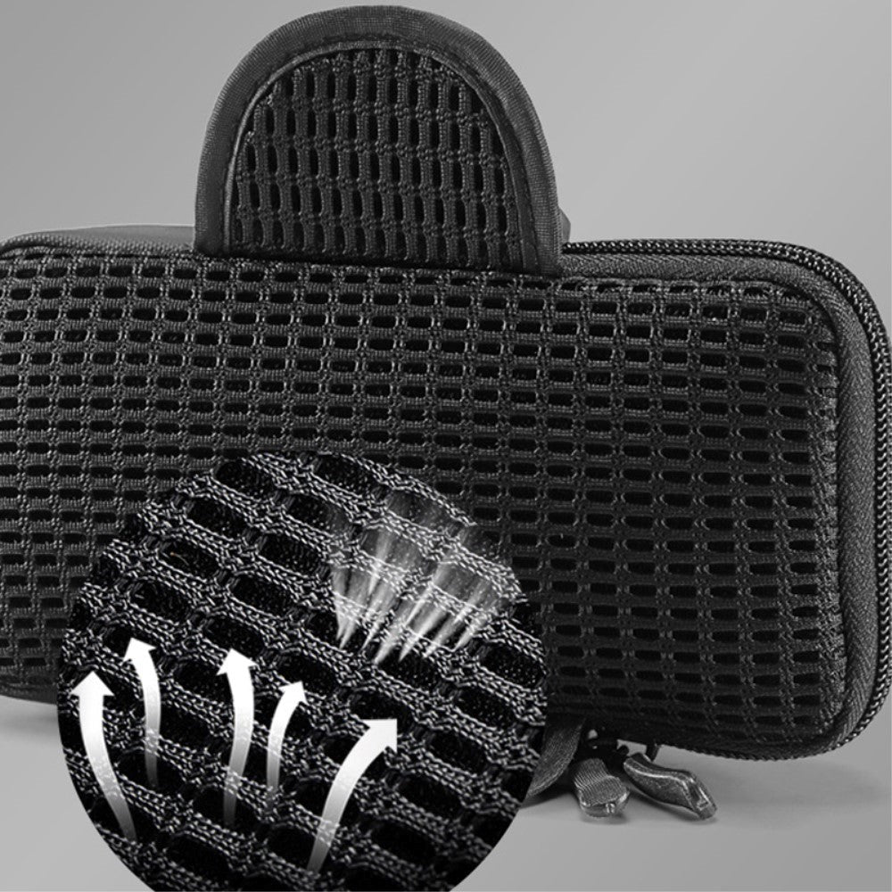 Løbearmbånd m. 2 Lommer (Maks. Mobil 170 x 80 mm) - Sort