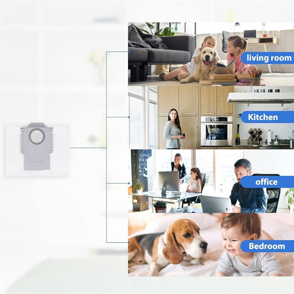 Støvsugerpose til Robotstøvsuger Roborock Q5 Pro / Q7 Max / Q8 Max / Q8 Max+ - Hvid