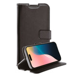 iPhone 16 Vivanco Classic Wallet Læder Flip Cover m. Pung - Sort