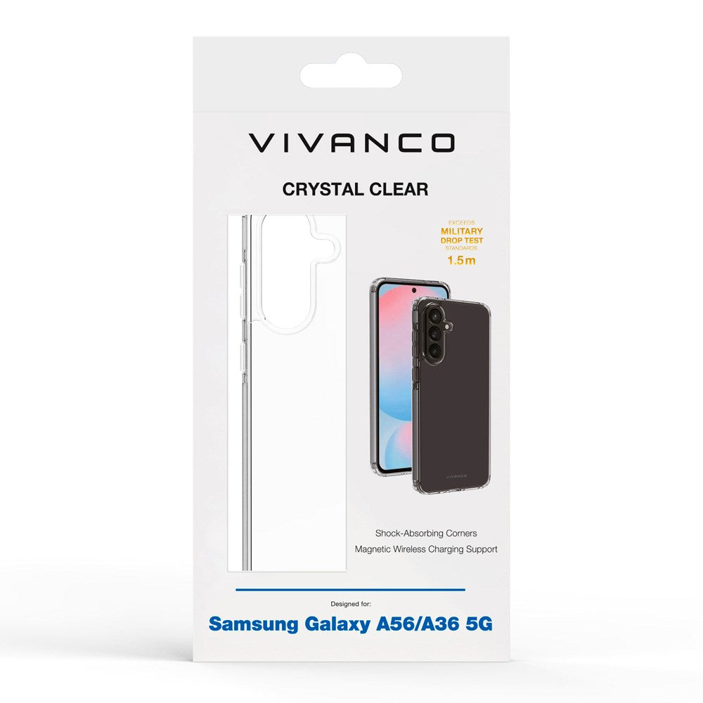 Samsung Galaxy A56 (5G) / A36 (5G) - Vivanco - Crystal Clear Cover - Gennemsigtig