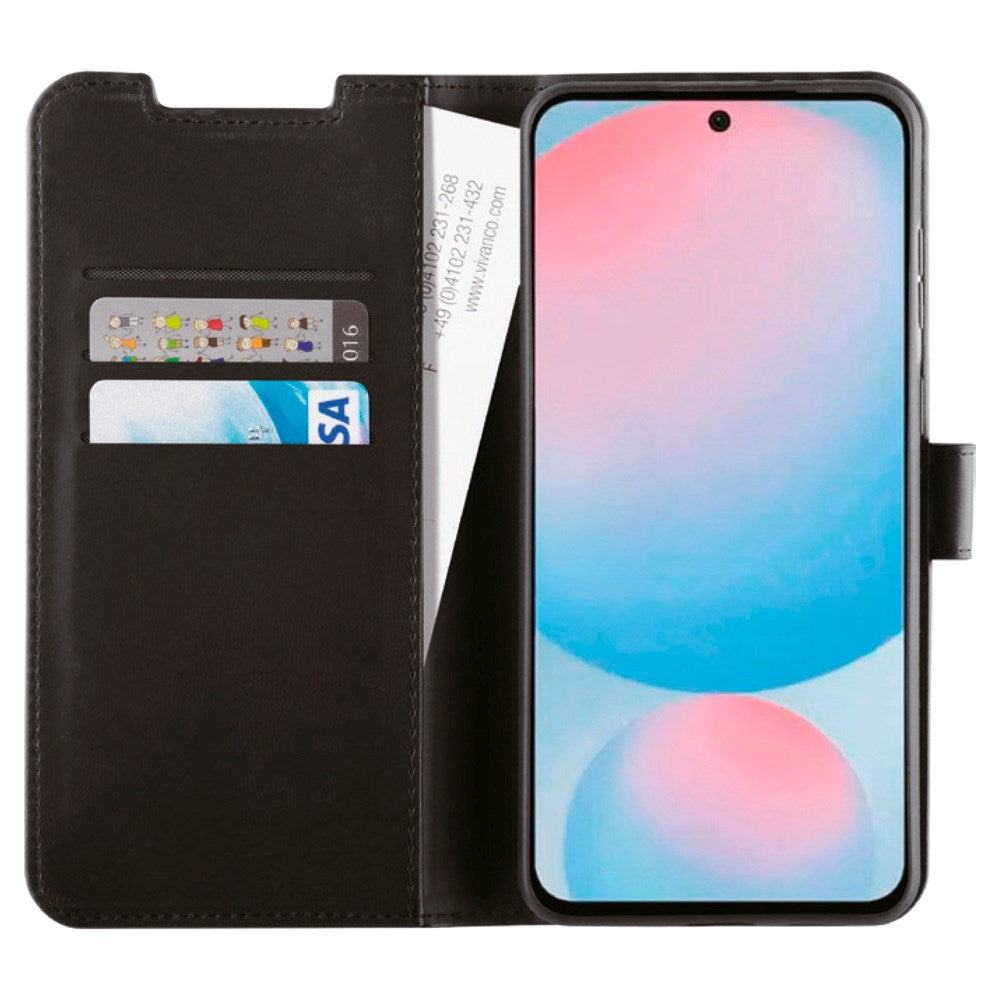 Samsung Galaxy A56 (5G) / A36 (5G) - Vivanco Classic Wallet Flip Cover - Pung - Sort