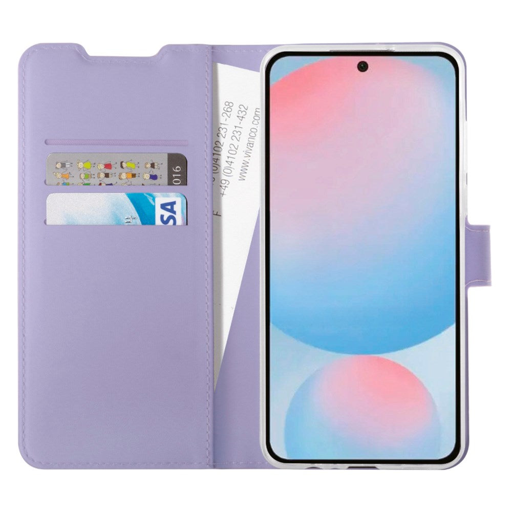Samsung Galaxy A56 (5G) / A36 (5G) - Vivanco Classic Wallet Flip Cover - Pung - Lilla