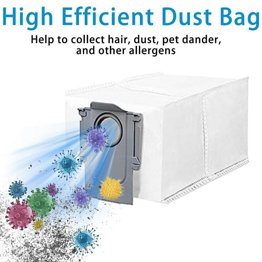 Støvsugerpose til Robotstøvsuger Roborock S7 / S7 MaxV Ultra / S8 / Q7 Max+ / Qrevo S / Saros 10 / Saros 10R / Saros Z70 - Grå