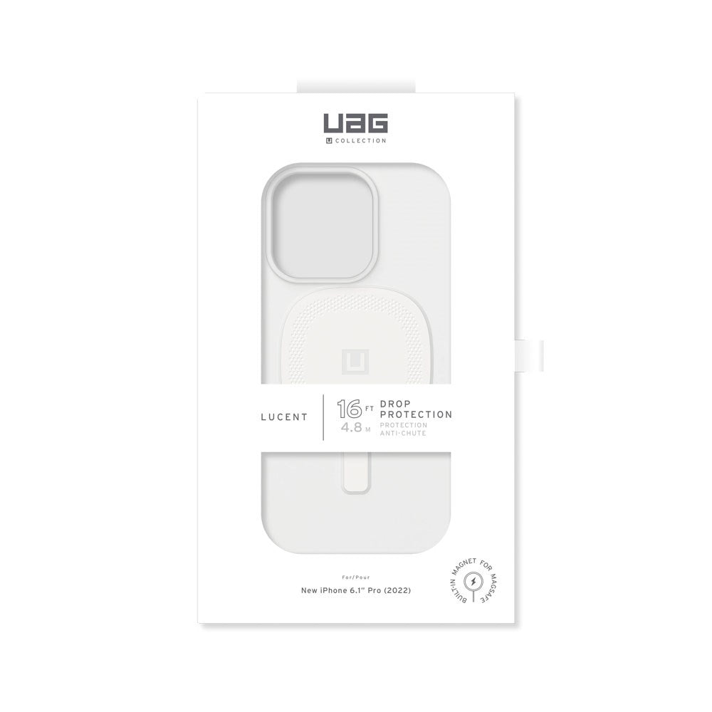 UAG iPhone 14 Pro Lucent 2.0 Case - MagSafe Kompatibel - Marshmallow