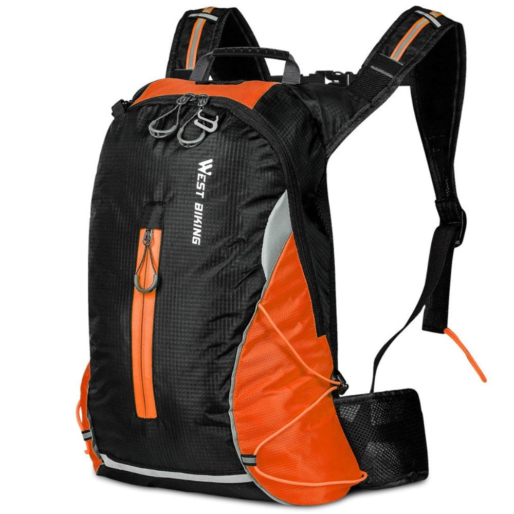 West Biking Åndbar Rygsæk (16L) - Sort / Orange