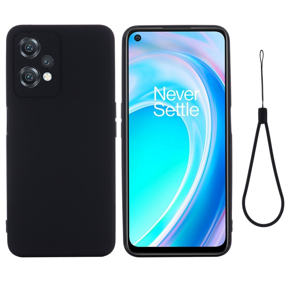 EIDERWOOD OnePlus Nord CE 2 Lite (5G) Liquid Silikone Mobil Cover m. Strop - Sort