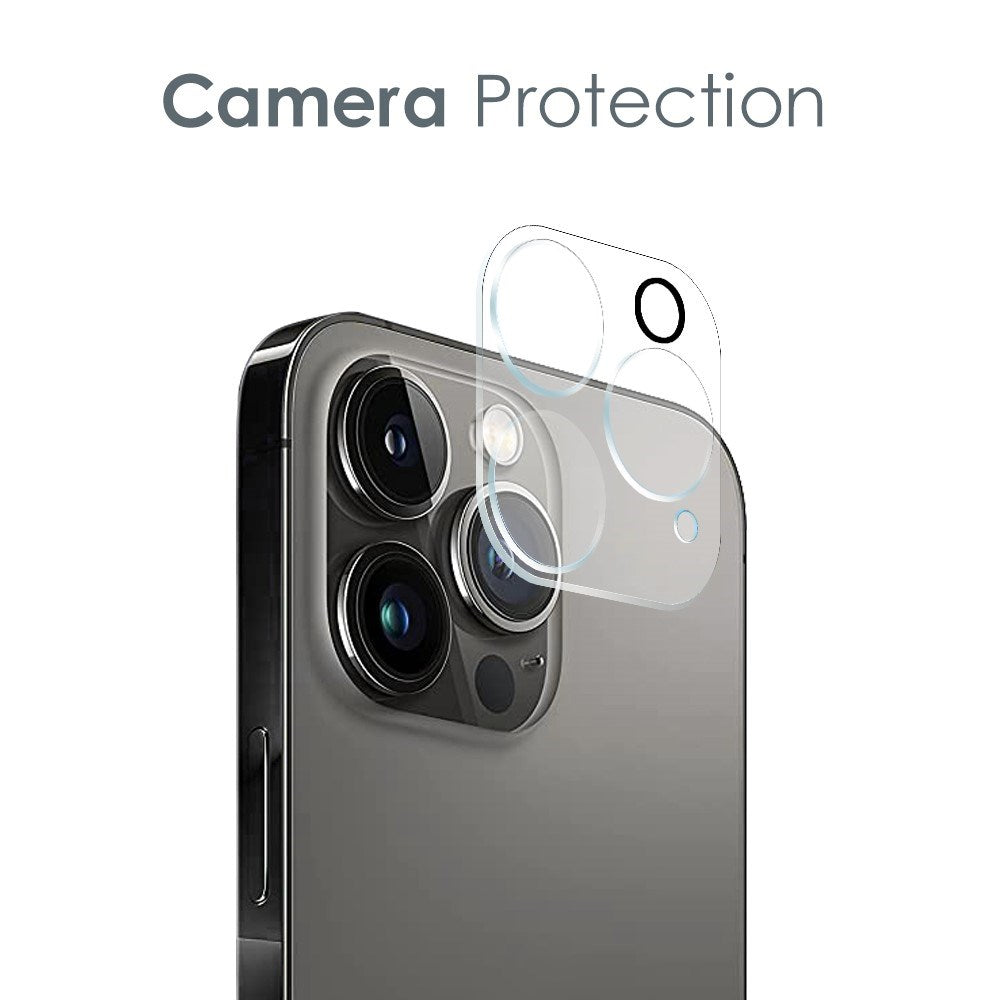 iPhone 13 Pro NORTHJO 360° Protection Set inkl. Cover & Skærmbeskyttelse & Kameralinsebeskyttelse - Gennemsigtig