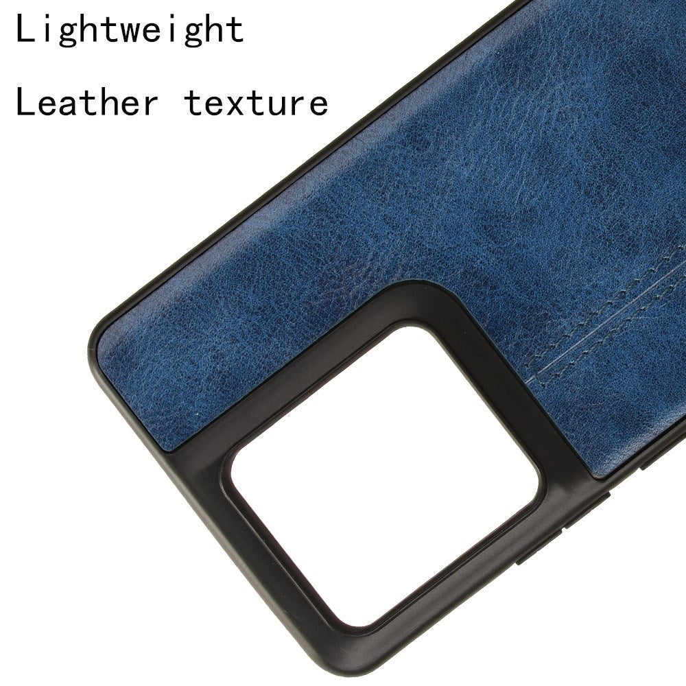 EIDERWOOD Motorola Edge 50 Pro Læderbelagt Plastik Mobil Cover - Blå