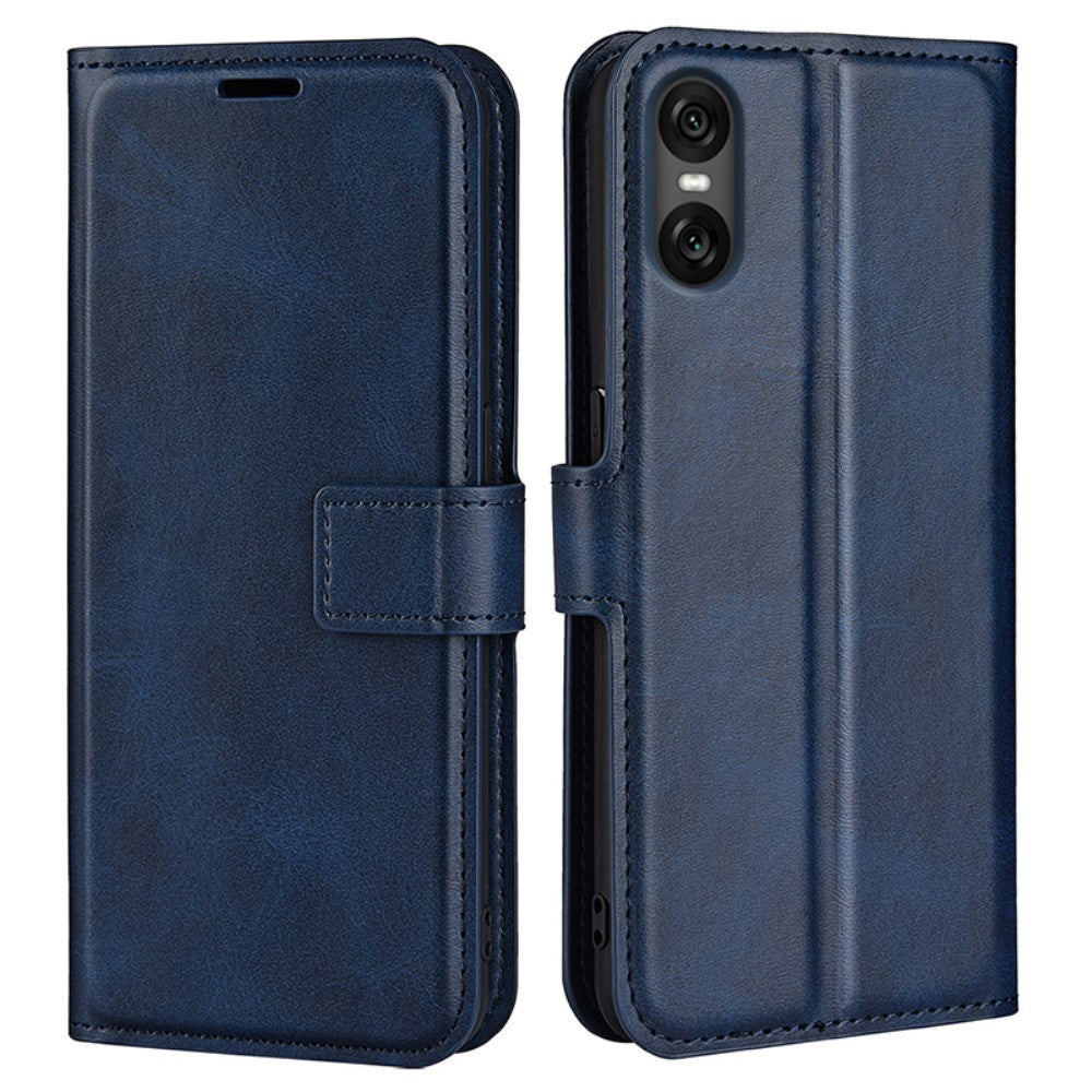 EIDERWOOD Sony Xperia 10 VI Kunstlæder Mobil Cover m. Ståfunktion & Kortholder - Blå