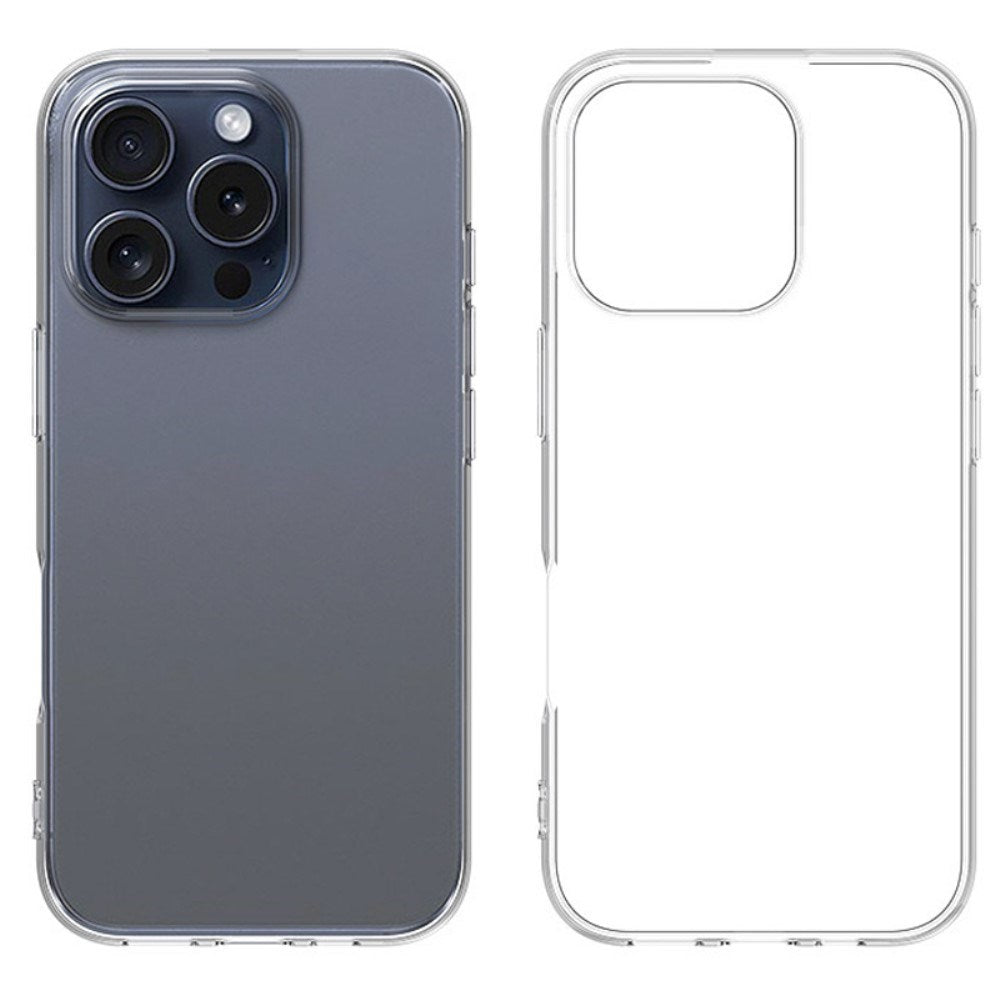 EIDERWOOD iPhone 16 Pro Fleksibelt Plastik Mobil Cover - Gennemsigtig