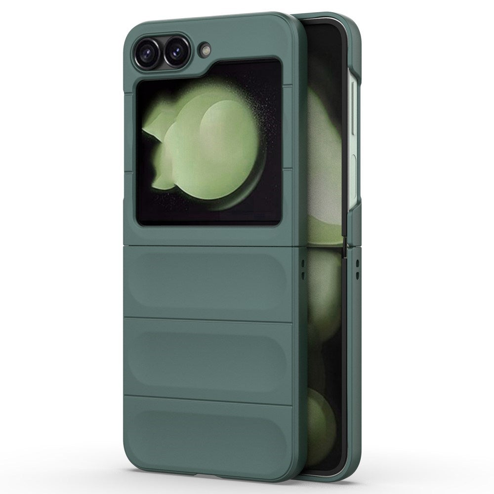 EIDERWOOD Samsung Galaxy Z Flip7 FE / Flip6 Fleksibelt Plastik Mobil Cover - Grøn