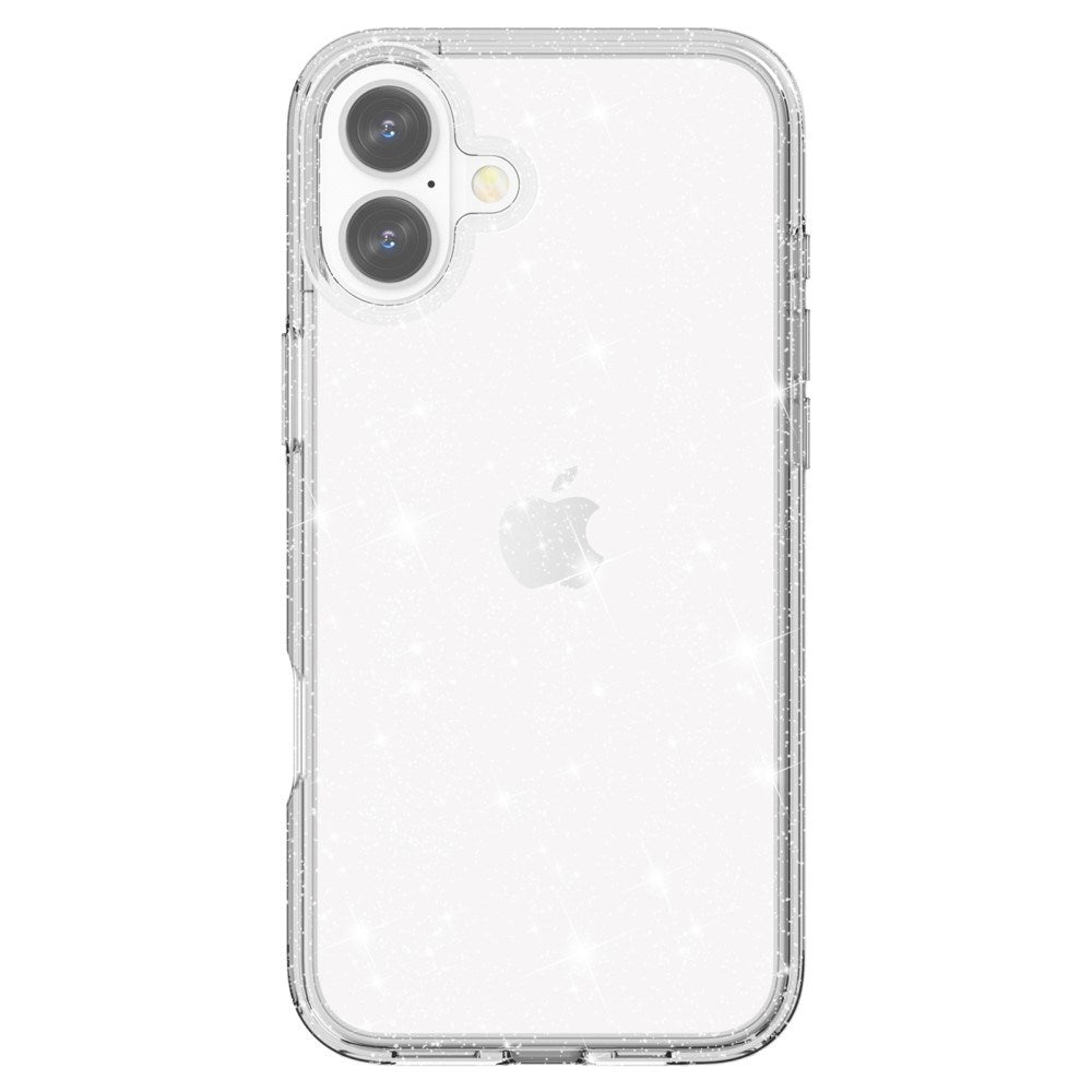 EIDERWOOD iPhone 16 Plus Hybrid Plastik Mobil Cover - Hvid Glitter