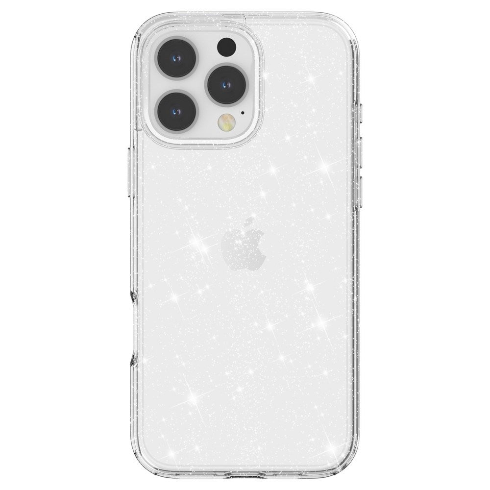 EIDERWOOD iPhone 16 Pro Hybrid Plastik Mobil Cover - Hvid Glitter