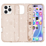 EIDERWOOD iPhone 16 Pro Hybrid Plastik Mobil Cover - Guld Glitter