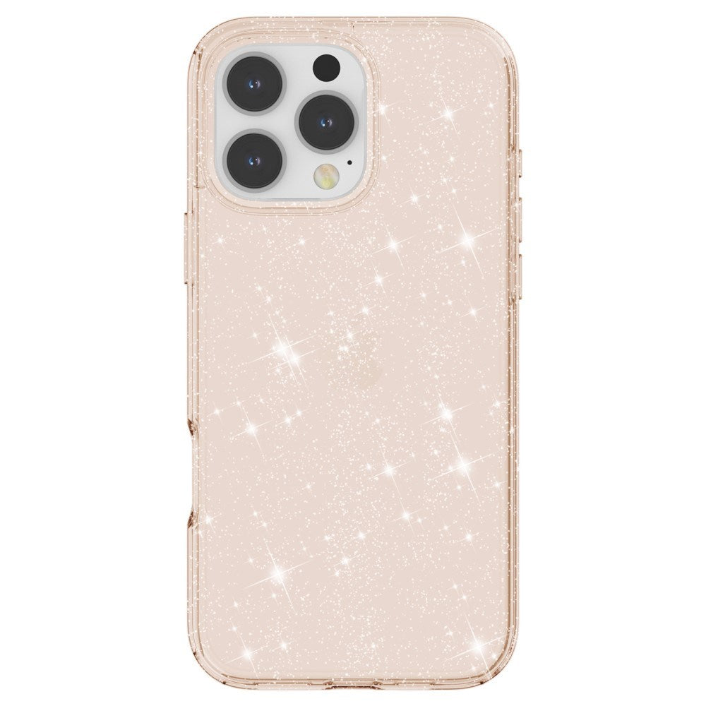 EIDERWOOD iPhone 16 Pro Hybrid Plastik Mobil Cover - Guld Glitter