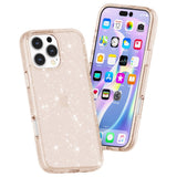 EIDERWOOD iPhone 16 Pro Hybrid Plastik Mobil Cover - Guld Glitter