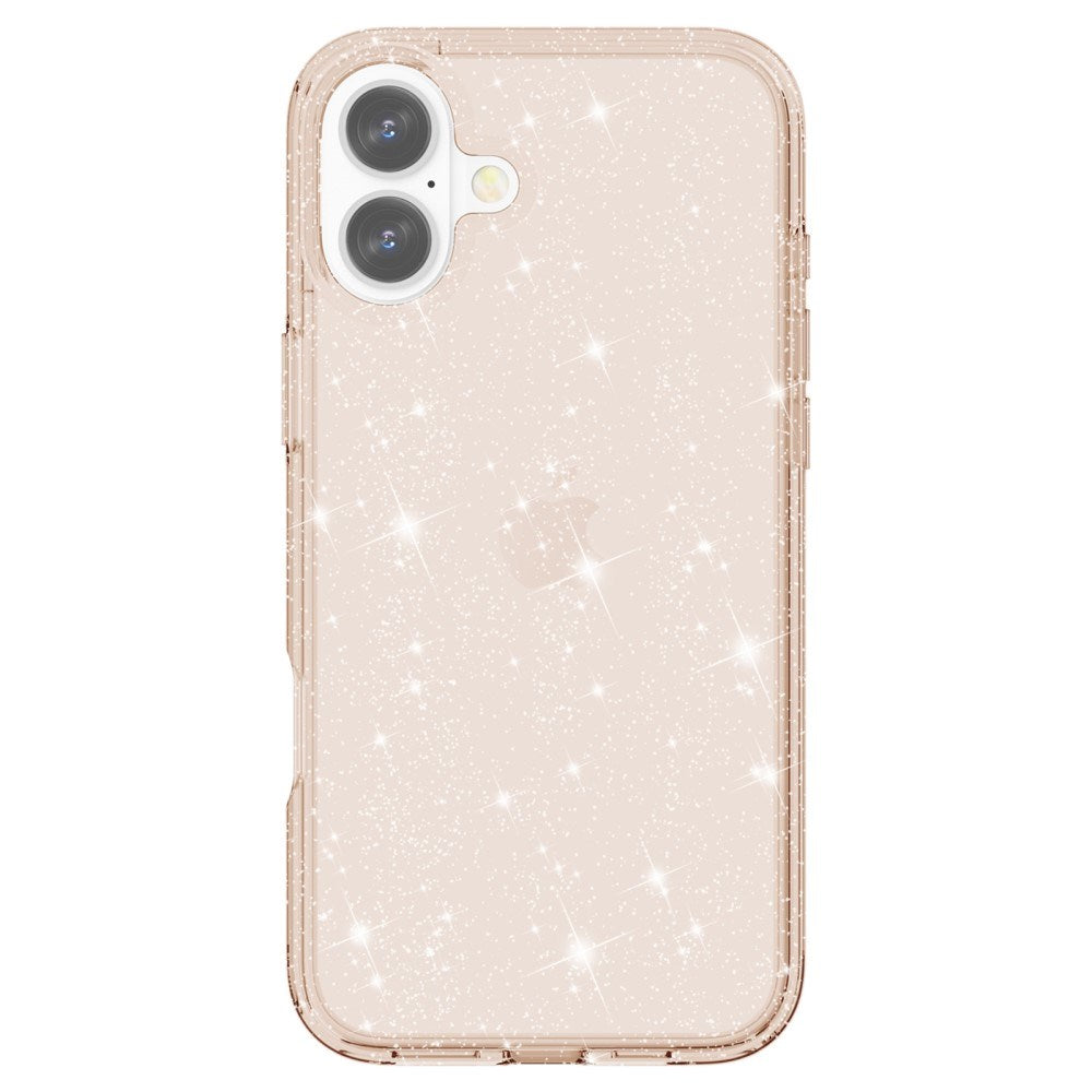 EIDERWOOD iPhone 16 Hybrid Plastik Mobil Cover - Guld Glitter