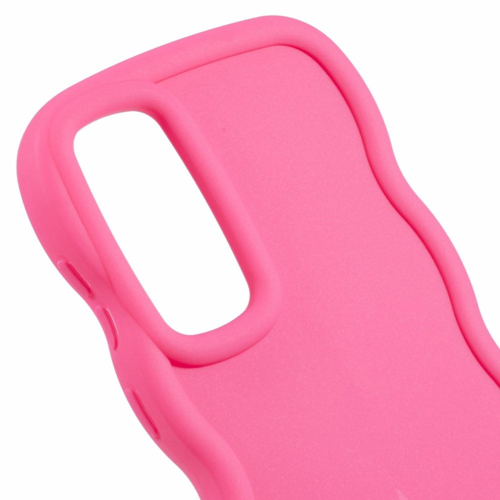 EIDERWOOD - Samsung Galaxy A13 (5G) - Fleksibelt Plastik Wavy Cover - Pink